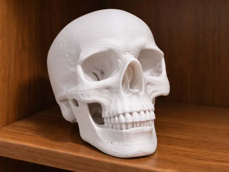Realistic human skull