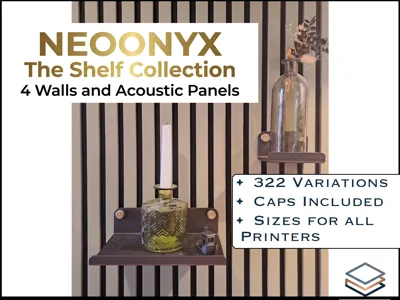 NeoOnyx ShelfCollection 4 Walls & AcousticPanel