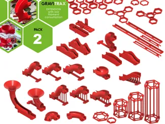 Gravitrax tube with low filament consumption