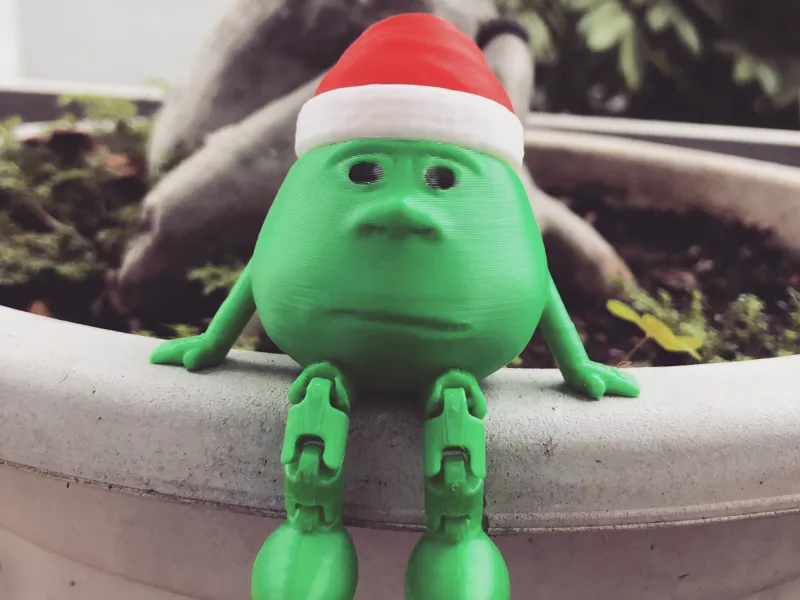 Mike Wazowski Christmas Articulated