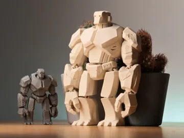 Llavero: Stone Golem – Flexi Toy & Keychain — vista de referencia 5
