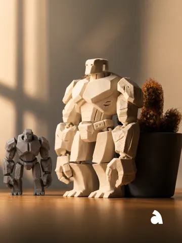 Llavero: Stone Golem – Flexi Toy & Keychain — vista de referencia 2