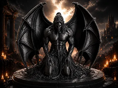 Fallen Angel – Dark Fantasy Statue