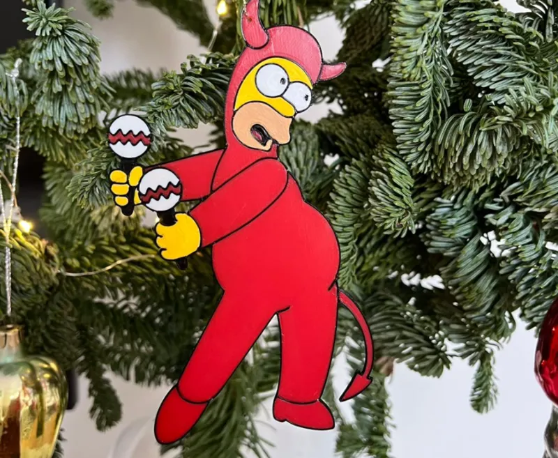 Evil Homer Ornament