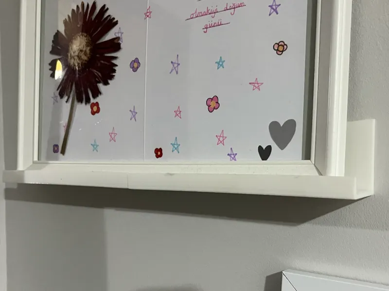 Minimal Photo Frame Shelf for Walls