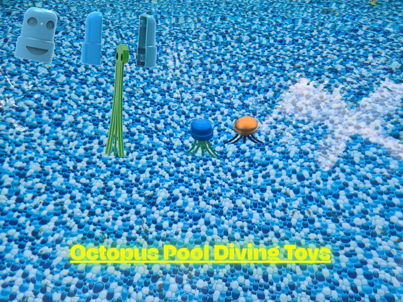 Octopus pool toy