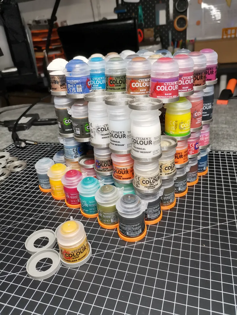 Citadel / Games Workshop Paint Holder (stackable) in different sizes for your needs