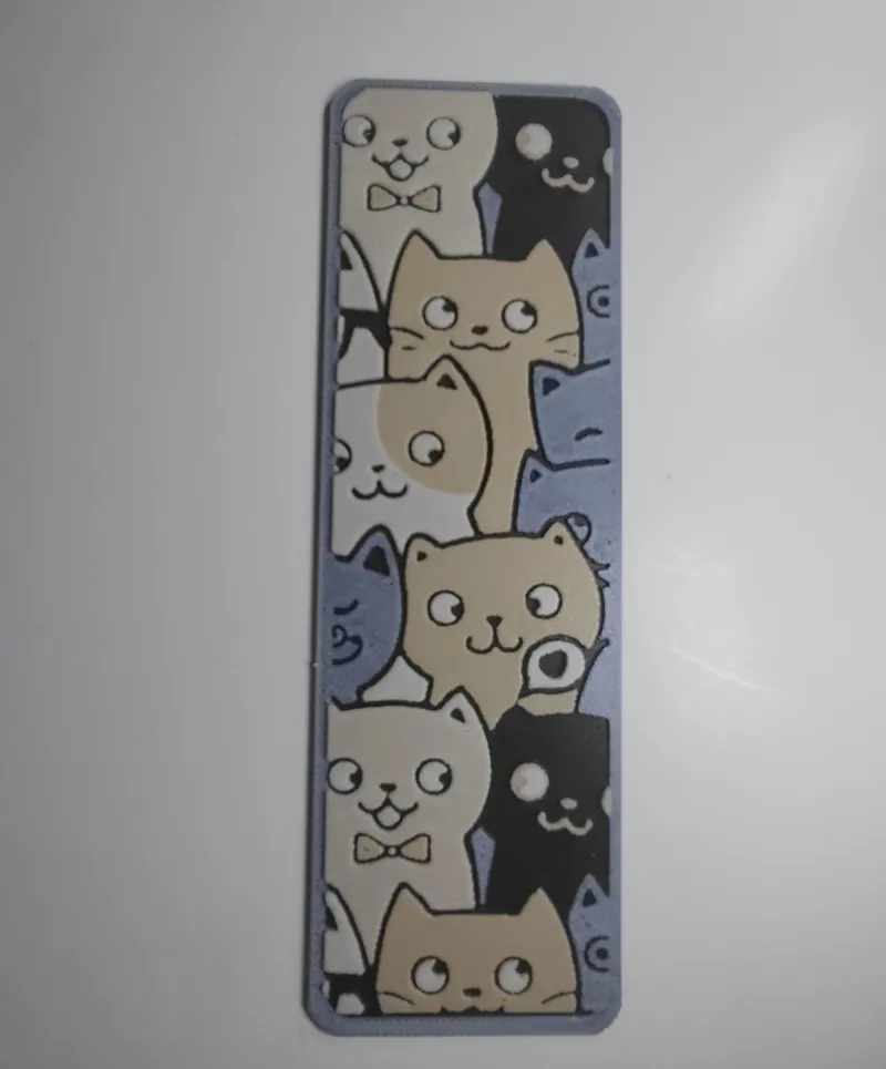 Hueforge Neko 2 Bookmark =＾⋏＾=