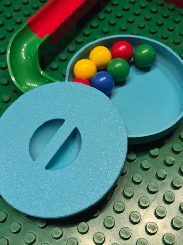 Organizador: Hubelino Marble Run Catch Bowl with Storage Lid — vista de referencia 2