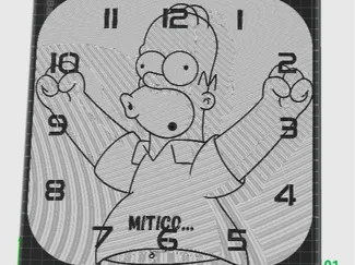 Orologio Homer simpson