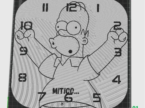 Orologio Homer simpson