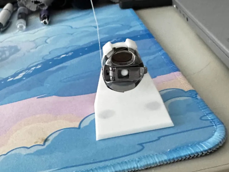 Class L bobbin tension meter jig.