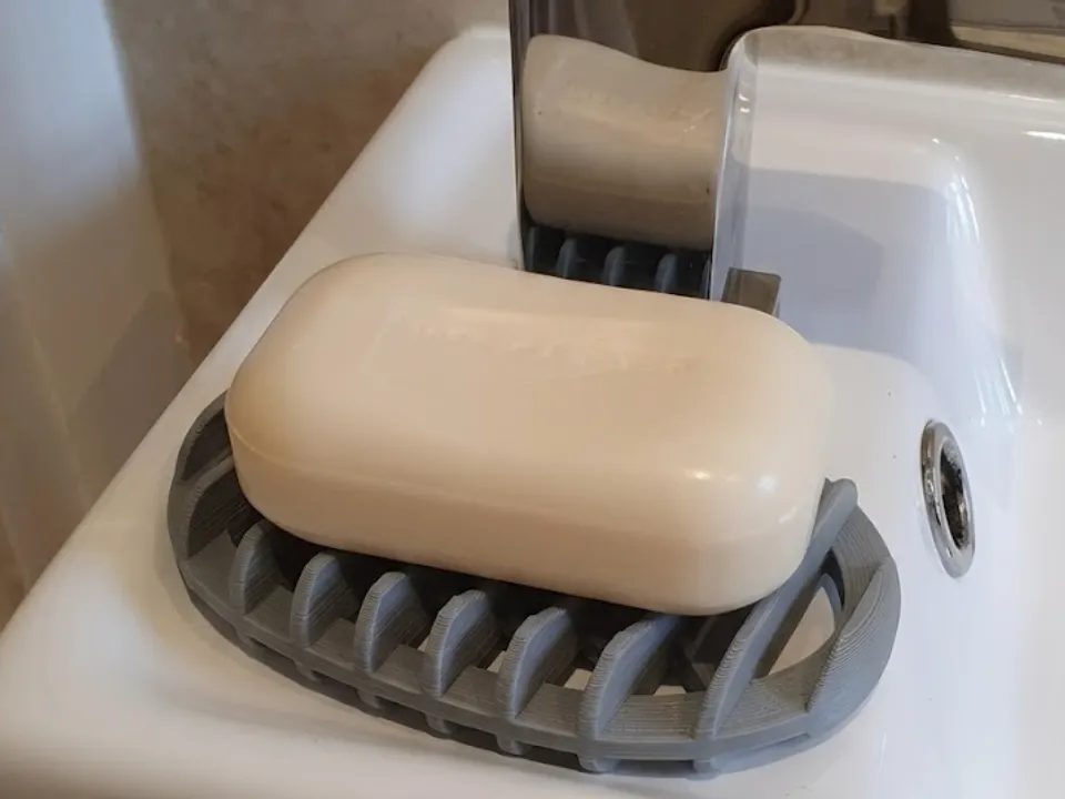 Porte-savon Wave à motif ondulé