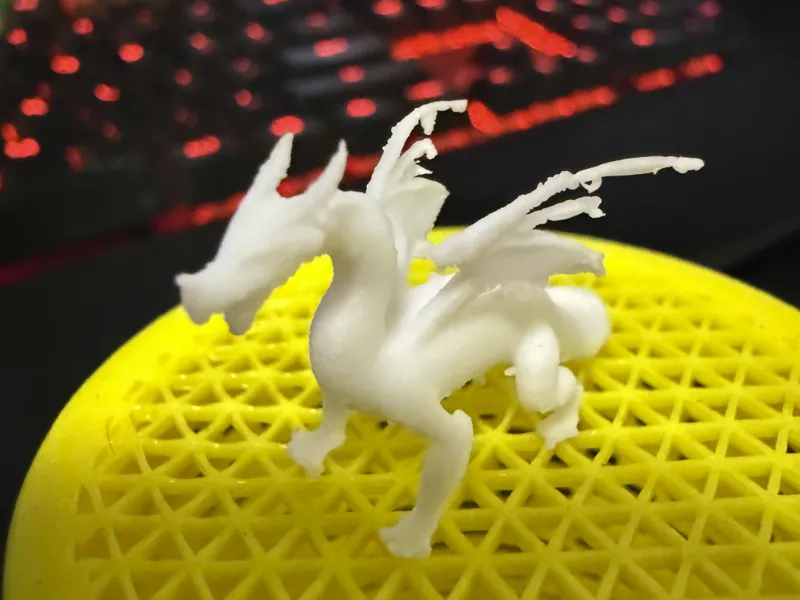 Rendition of a Snow Dragon - Mini/Micro-Fig