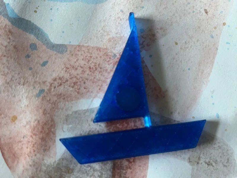 Segelboot Magnet