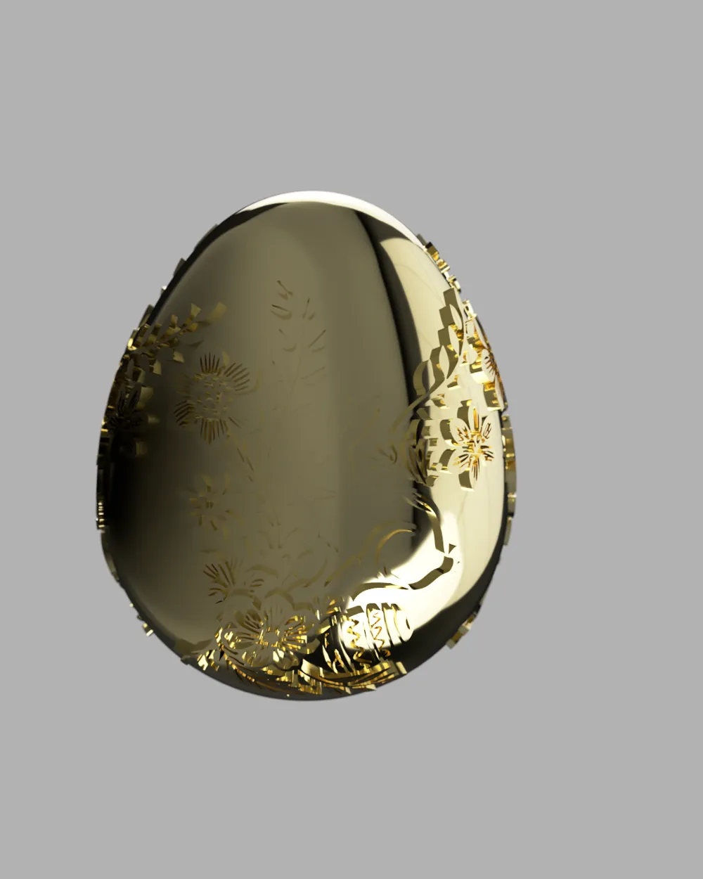 Easter egg with relief - Free 3D Print Model - MakerWorld