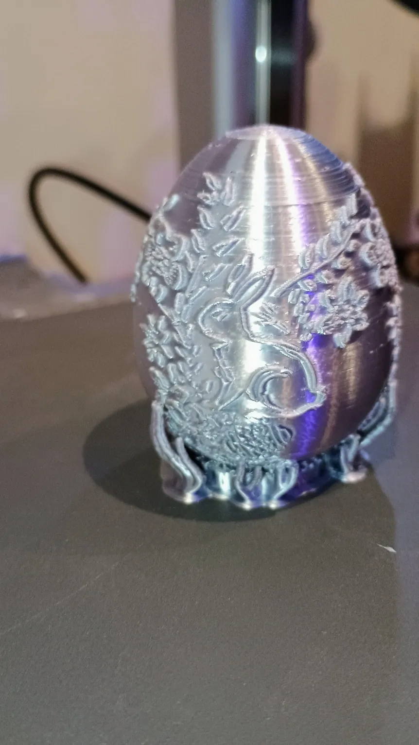 Easter egg with relief - Free 3D Print Model - MakerWorld