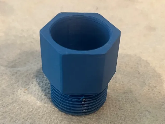 fountain pump threaded adapter