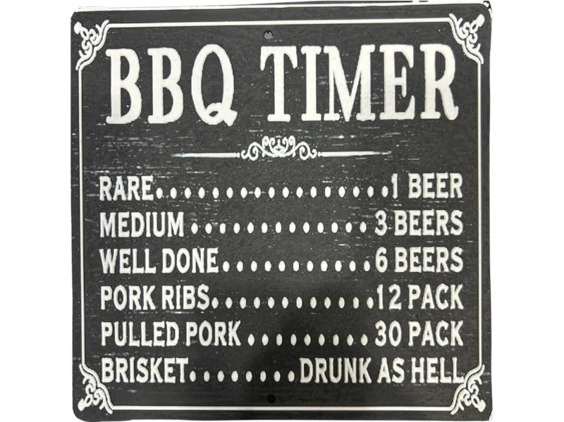 3 Color HueForge BBQ Timer Sign