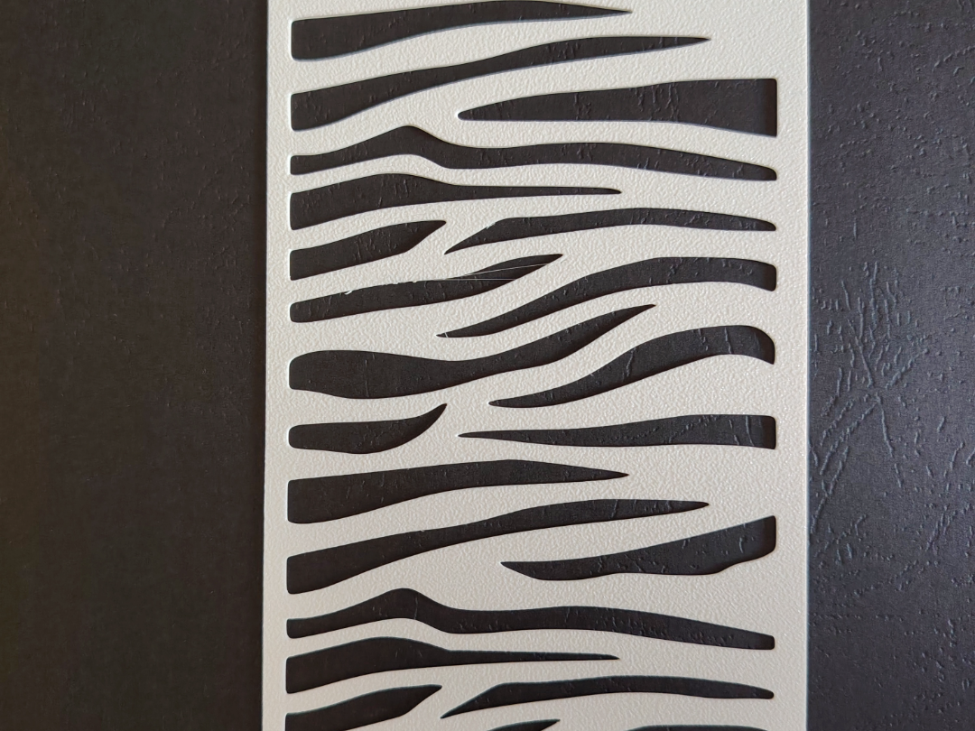 stencil cama zebra