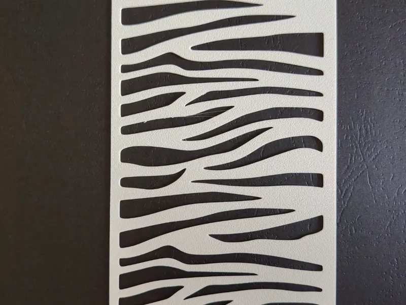stencil cama zebra
