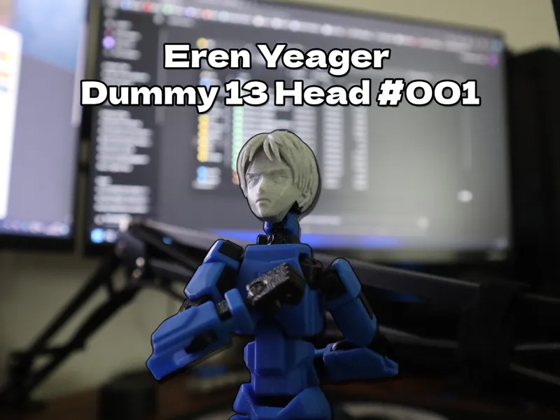 Eren Yeager Head for Dummy 13 #001