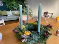 Porte-bougie pour couronne de l'Avent (bougies fines) — photo 2