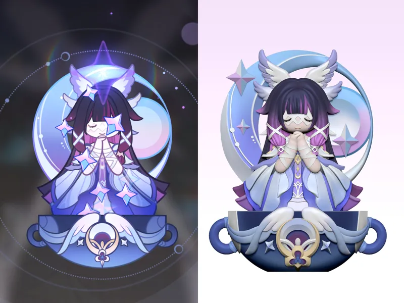 原神 少女哥伦比娅 月卡 • 空月祝福