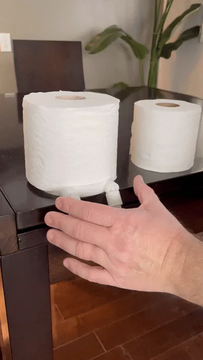 Adjustable Toilet Paper Roll Buddy view 2