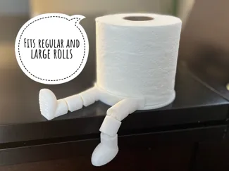 Adjustable Toilet Paper Roll Buddy