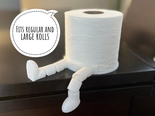 Adjustable Toilet Paper Roll Buddy