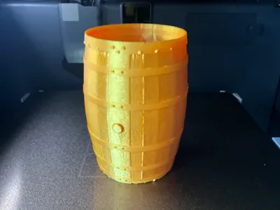 Empty barrel