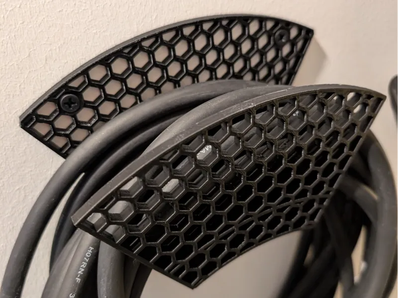 Cord/cable holder - Hexagon design