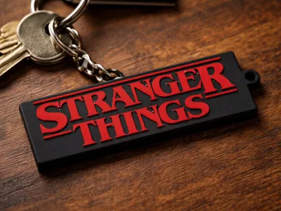 Stranger things keychain