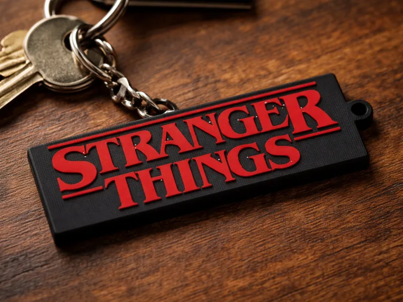 Stranger things keychain