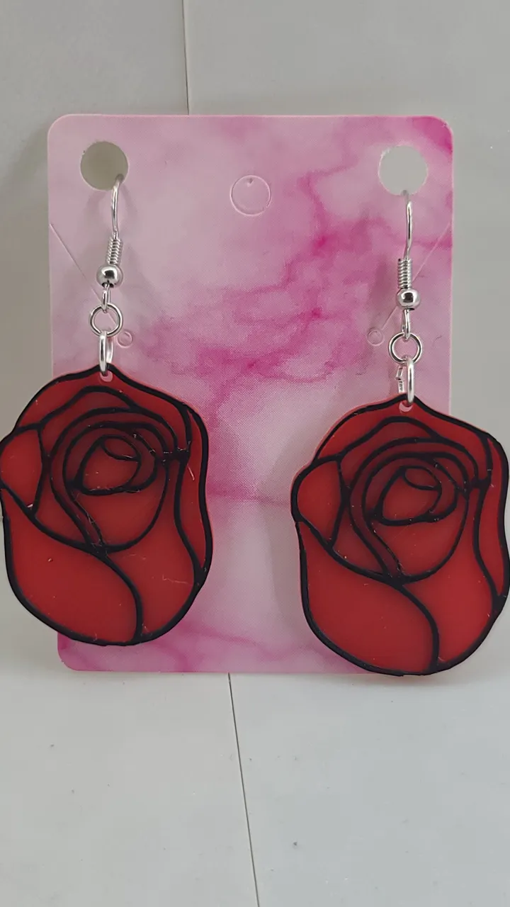 Flower Earrings Part 3 view 3