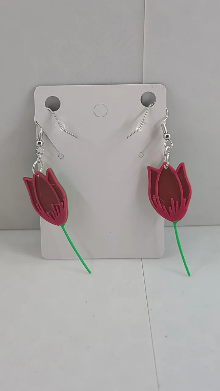 Flower Earrings Part 3 view 2