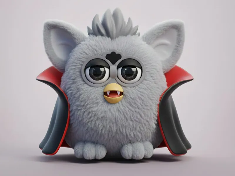 Furbula  (Furby - Dracula)