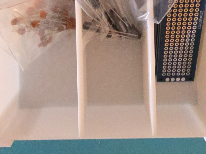 Compact Electronic Components & PCB Tray Organizer