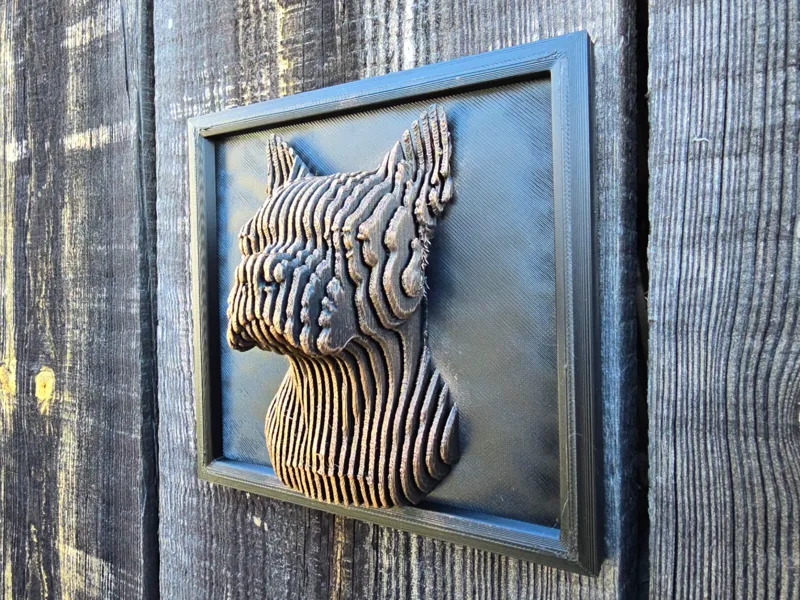 SLICED BOSTON TERRIER 