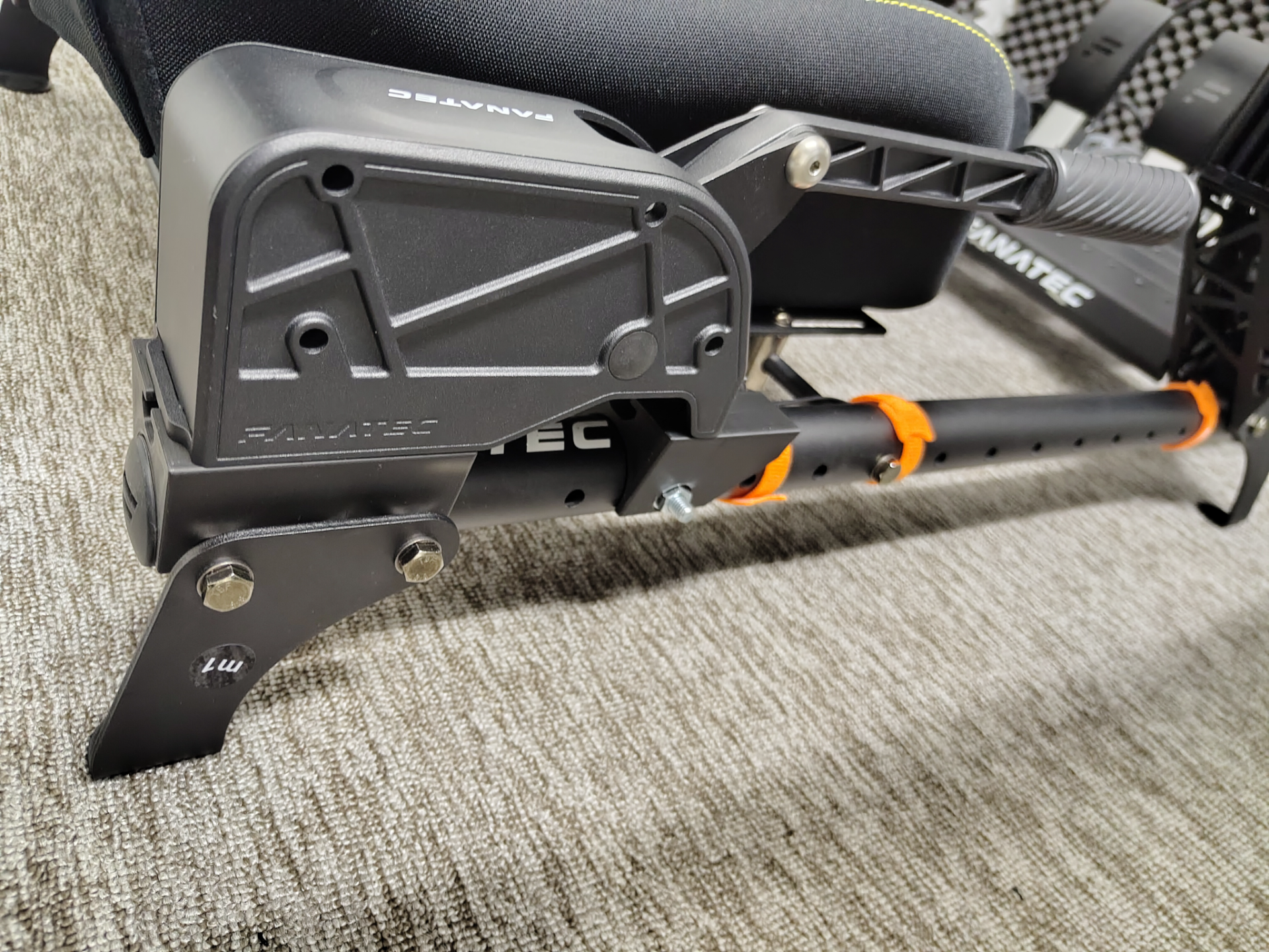 CSL Cockpit to "40 Profile" CS Handbrake V2 Mount 3D model
