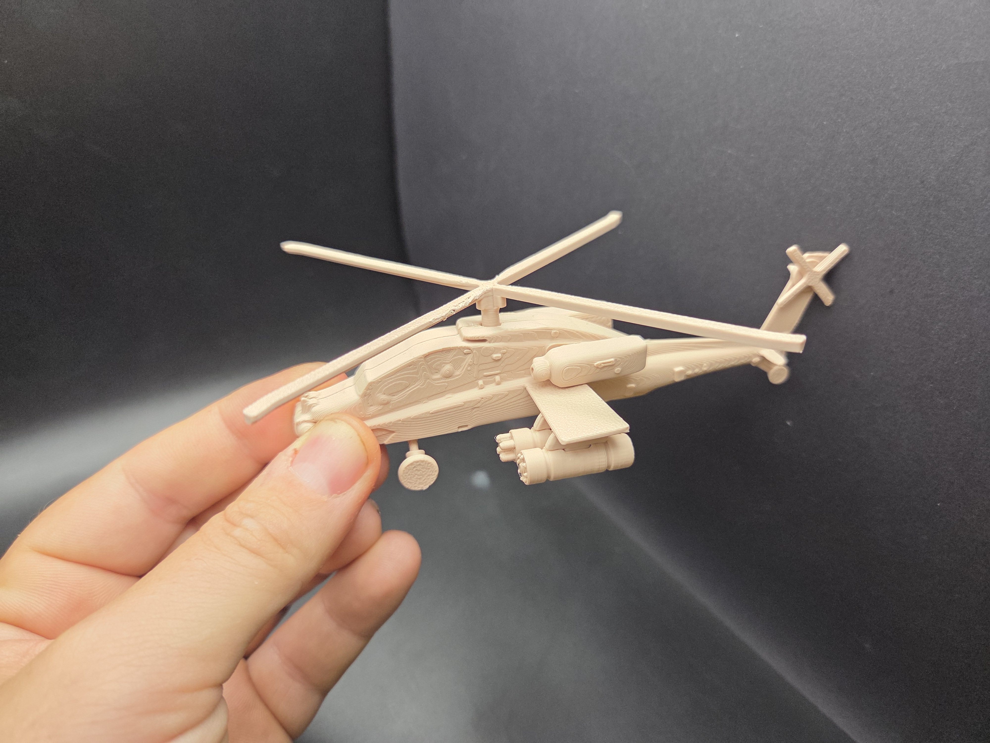 Miniatura 1 do modelo 3D Apache Helicopter - KIT CARD