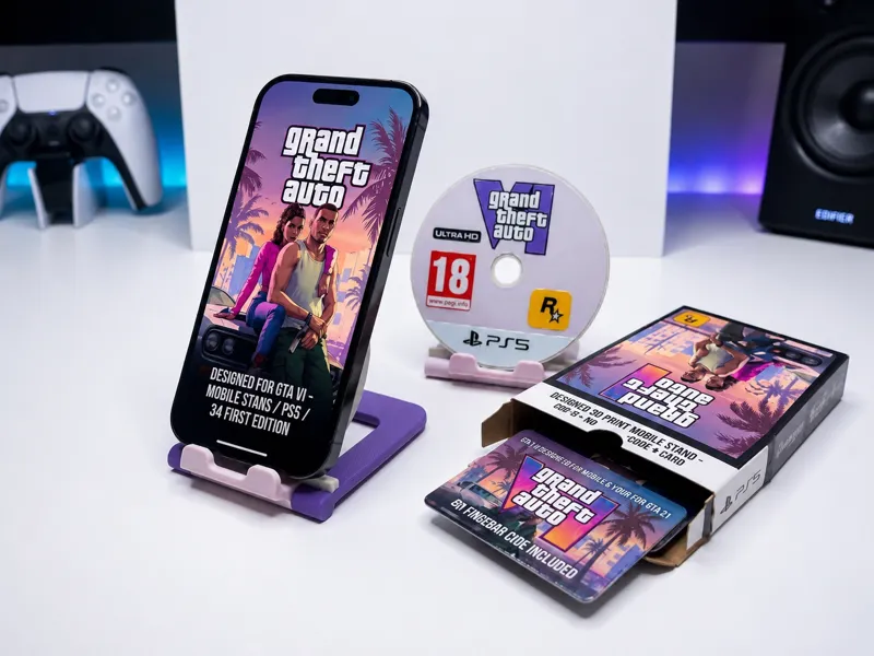 GTA VI soporte Móvil Plegable Disco PS5 – No AMS 