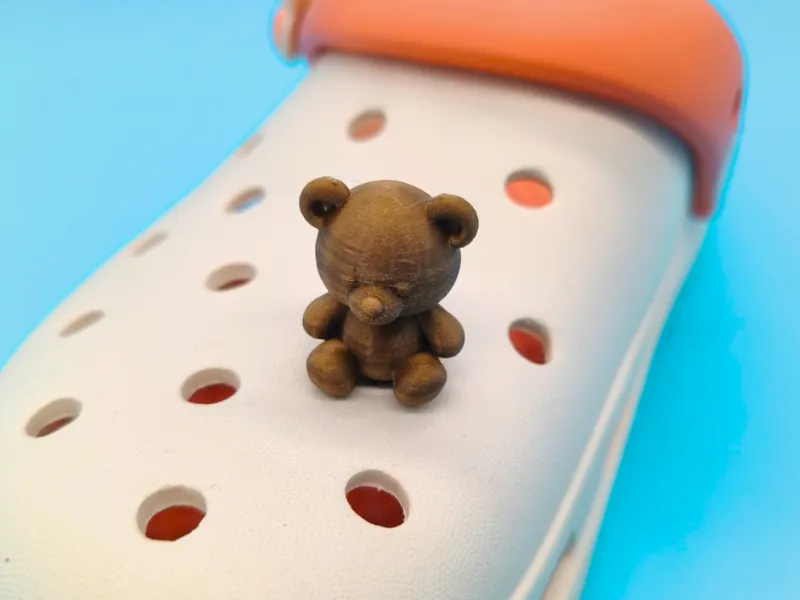 Cute Bear Croc Charm