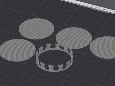 Four pipe caps
