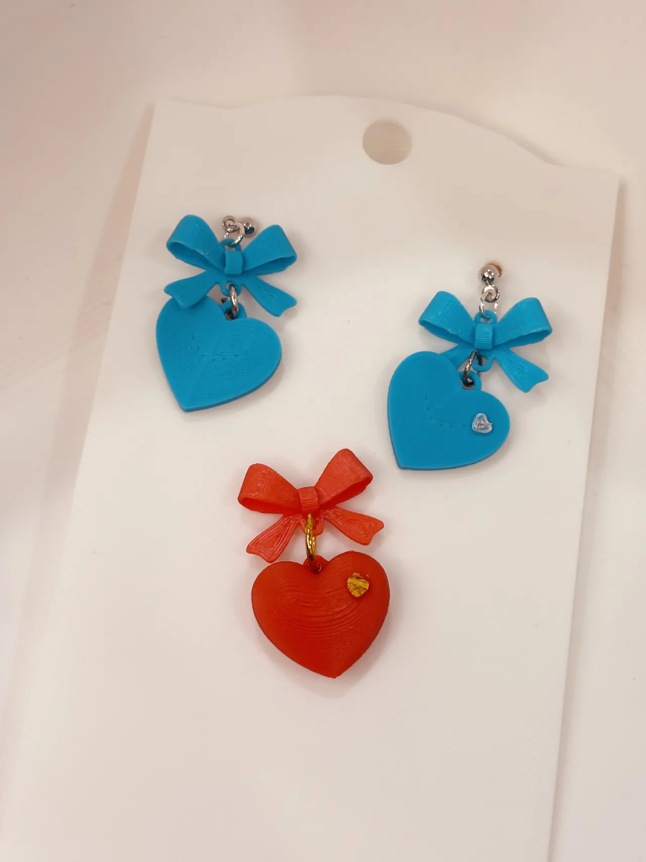 Tied Love earrings view 3