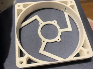 4090 CW fan case adapter to 120mm chasis fan