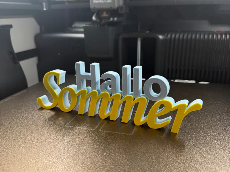 Deko Hallo Sommer
