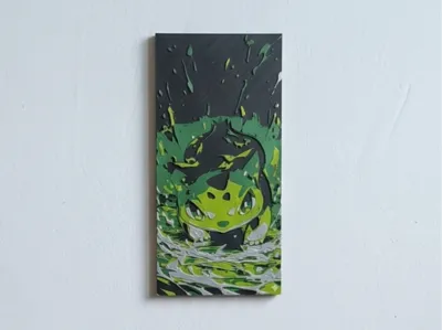 Bulbassaur - Hueforge Wall Panel