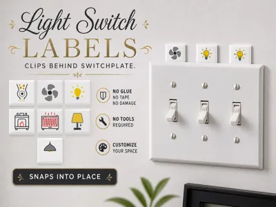 Light Switch Labels + More